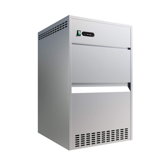 Empire Commercial Under Counter Ice Flaker Machine 85kg Output / 20kg Storage Gravity Drain- EMP-IM85KG Ice Machines Empire   