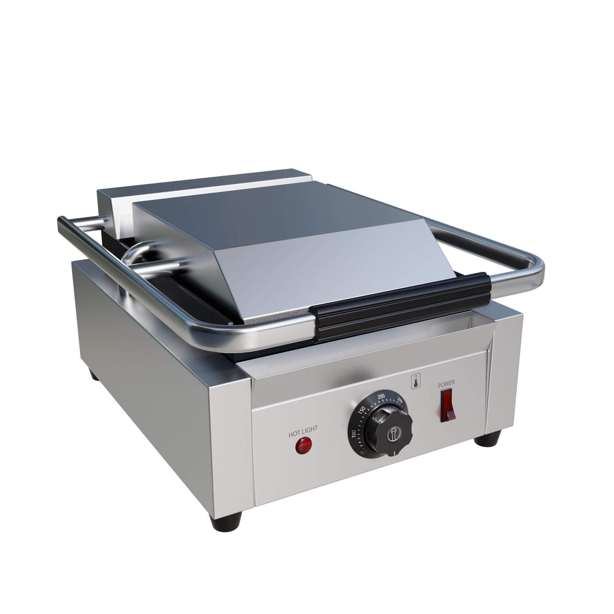 Empire Contact Panini Grill Ribbed Top Flat Bottom - EMP-GH811 Contact Grills & Panini Makers Empire