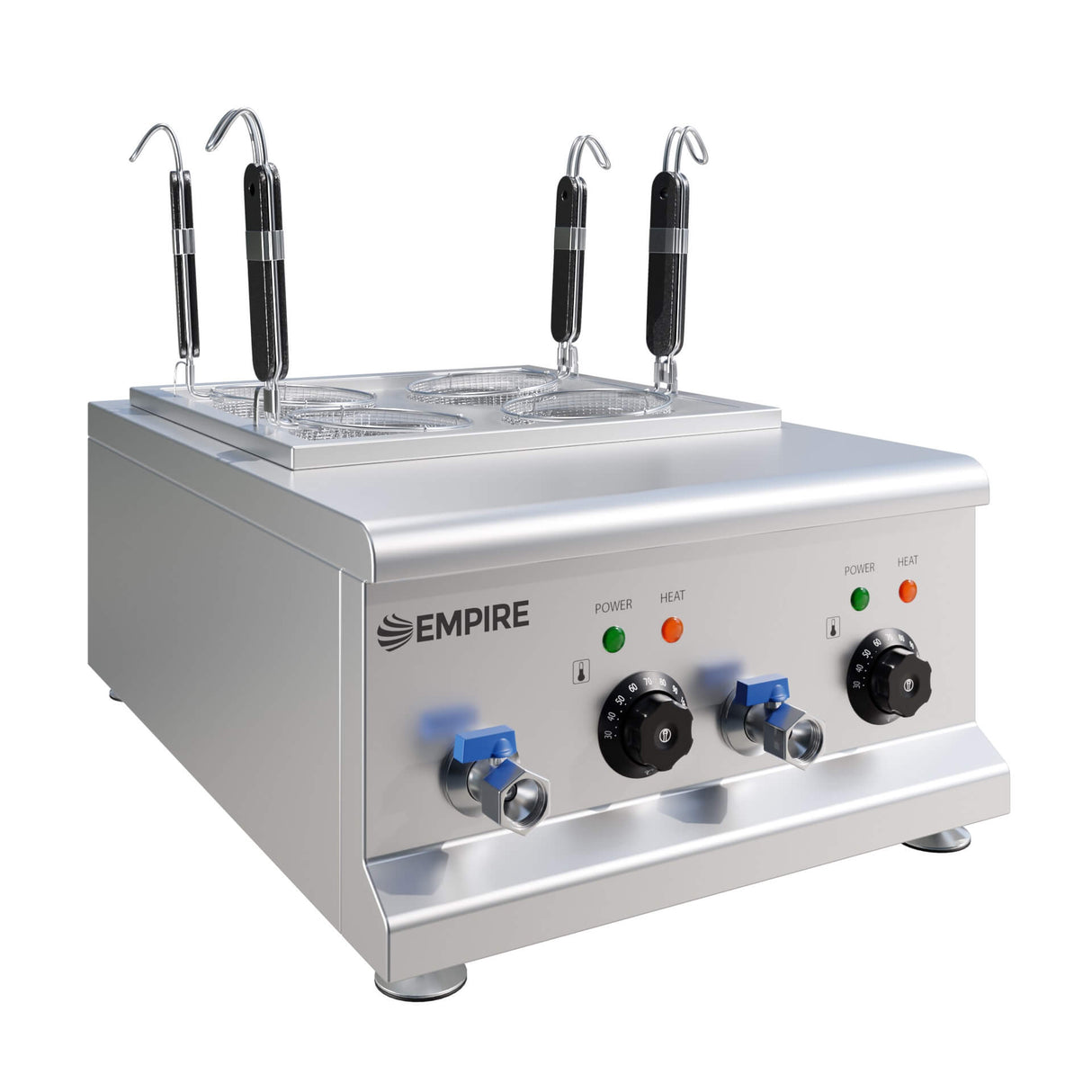 Empire Electric Pasta Cooker & Boiler – 4 Basket Commercial Pasta Cooker | EMP-CPC-4 Pasta Cookers & Boilers Empire