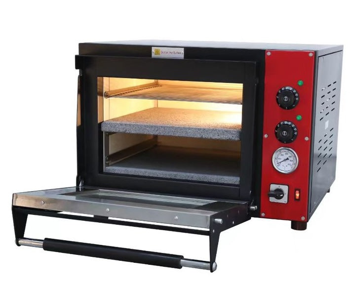 Empire Electric Pizza Oven All Refractory Stone Chambers 3 x 15 inch - EMP-CSDOAS Single Deck Pizza Ovens Empire