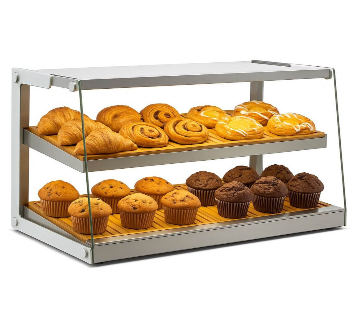 Empire Glass Countertop Display Case Bakery Deli Cake Ambient - EMP-Z150X-C Ambient Display Units Empire
