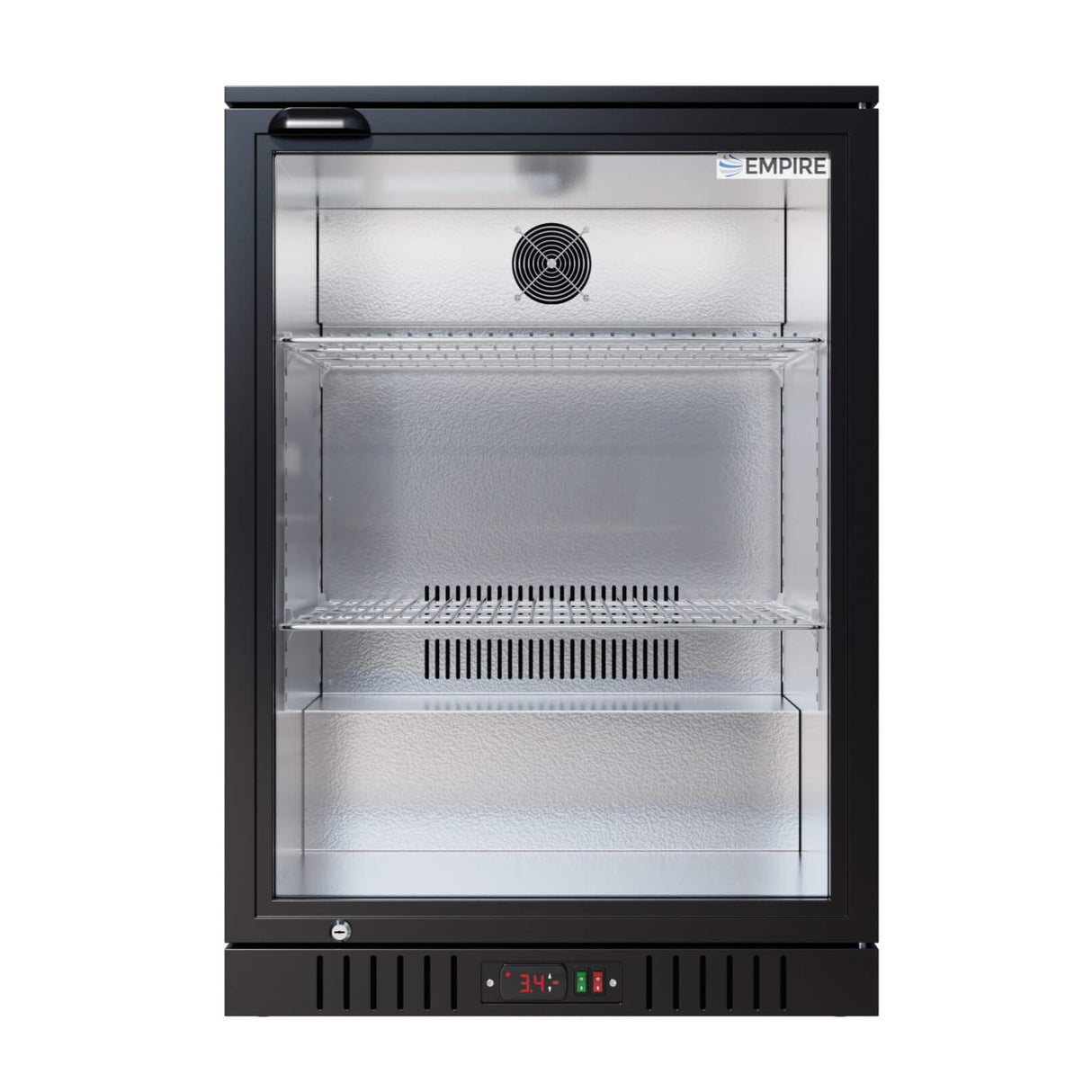 Empire Single Door Bottle Cooler – Low Profile 835mm Height Commercial Back Bar Fridge | CL-130HC Single Door Bottle Coolers Empire