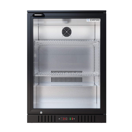 Empire Single Door Bottle Cooler – Low Profile 835mm Height Commercial Back Bar Fridge | CL-130HC Single Door Bottle Coolers Empire