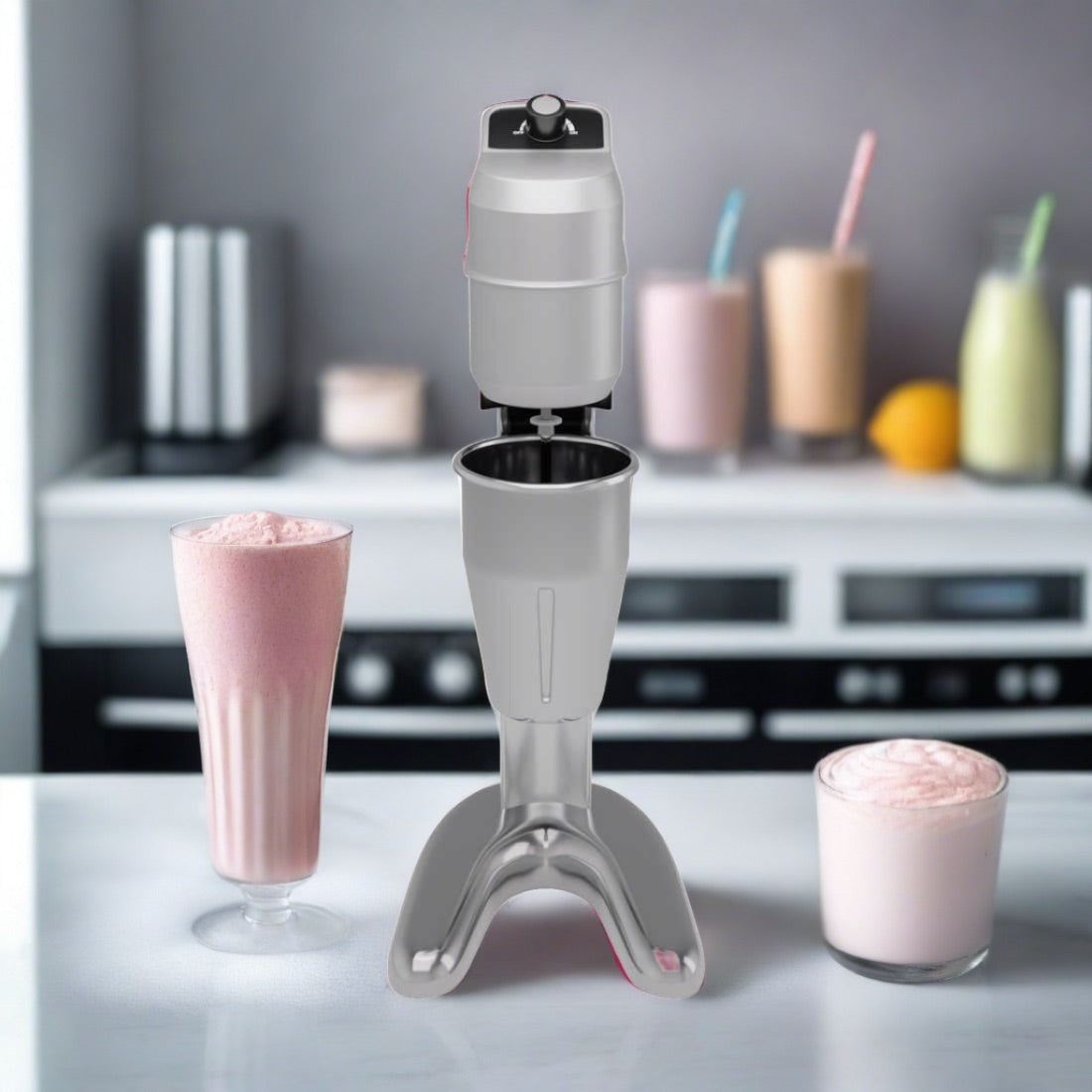 Empire Single Head Milkshake Maker Bar Mixer Machine and Cup - EMP-SMSM Milkshake Makers Empire