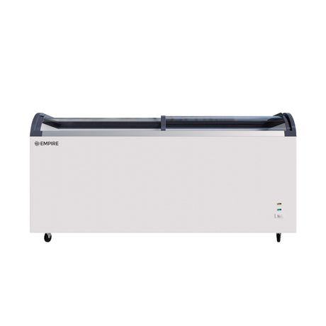 Empire Sliding Curved Glass Lid Display / Ice Cream Chest Freezer 545 Litre Capacity - EMP-CF620Q-GT Display Chest Freezers Empire