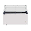 Empire Sliding Curved Glass Lid Display Ice Cream Counter Freezer - 9 × Pans & Basket - EMP-CF520QIC-GT Display Chest Freezers Empire