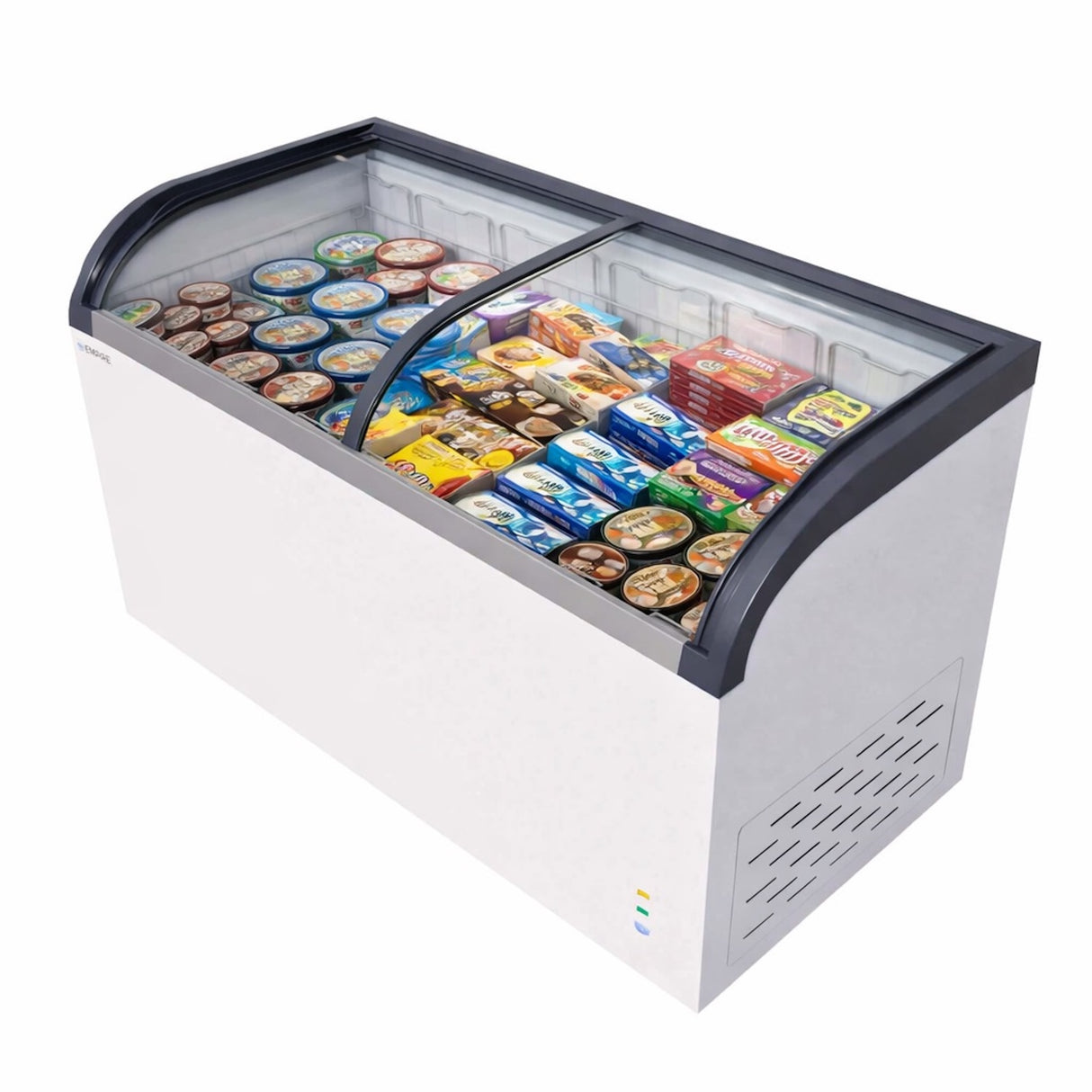 Empire Sliding Curved Glass Lid Display / Ice Cream Chest Freezer 545 Litre Capacity - EMP-CF620Q-GT Display Chest Freezers Empire