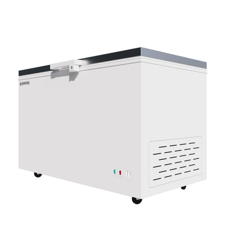 Empire Stainless Steel Lid Commercial Chest Freezer 368 Litre - EMP-CF450-WT Chest Freezers Empire   