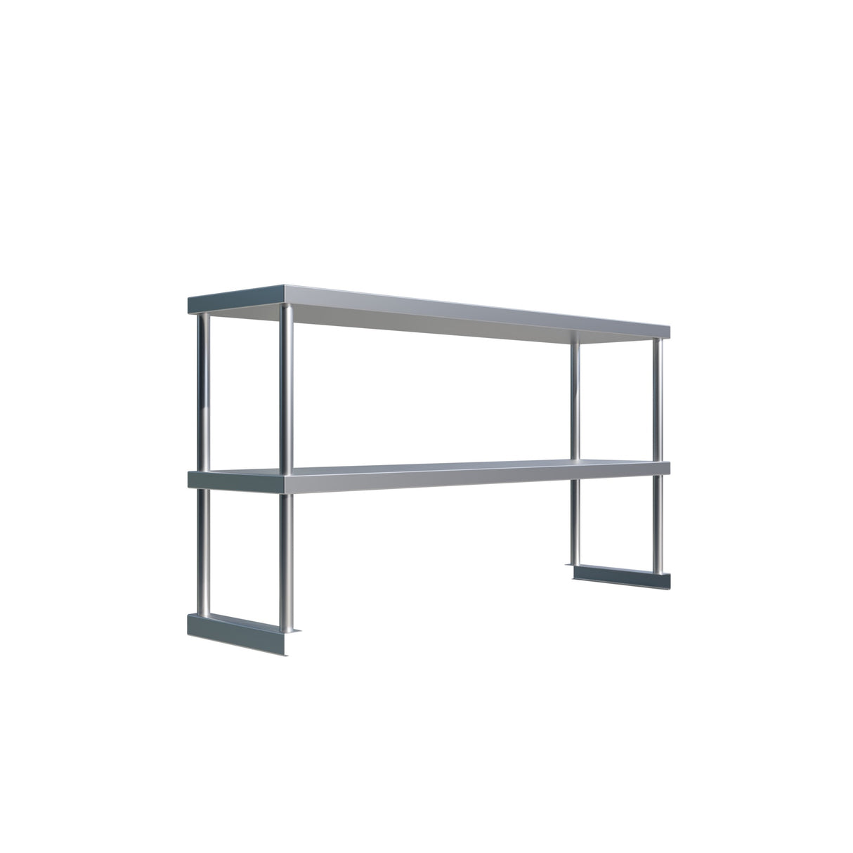 Empire Stainless Steel Double Tier Overshelf 1200mm | Commercial Kitchen Table Gantry | OSD-1248 Stainless Steel Over Shelves Empire