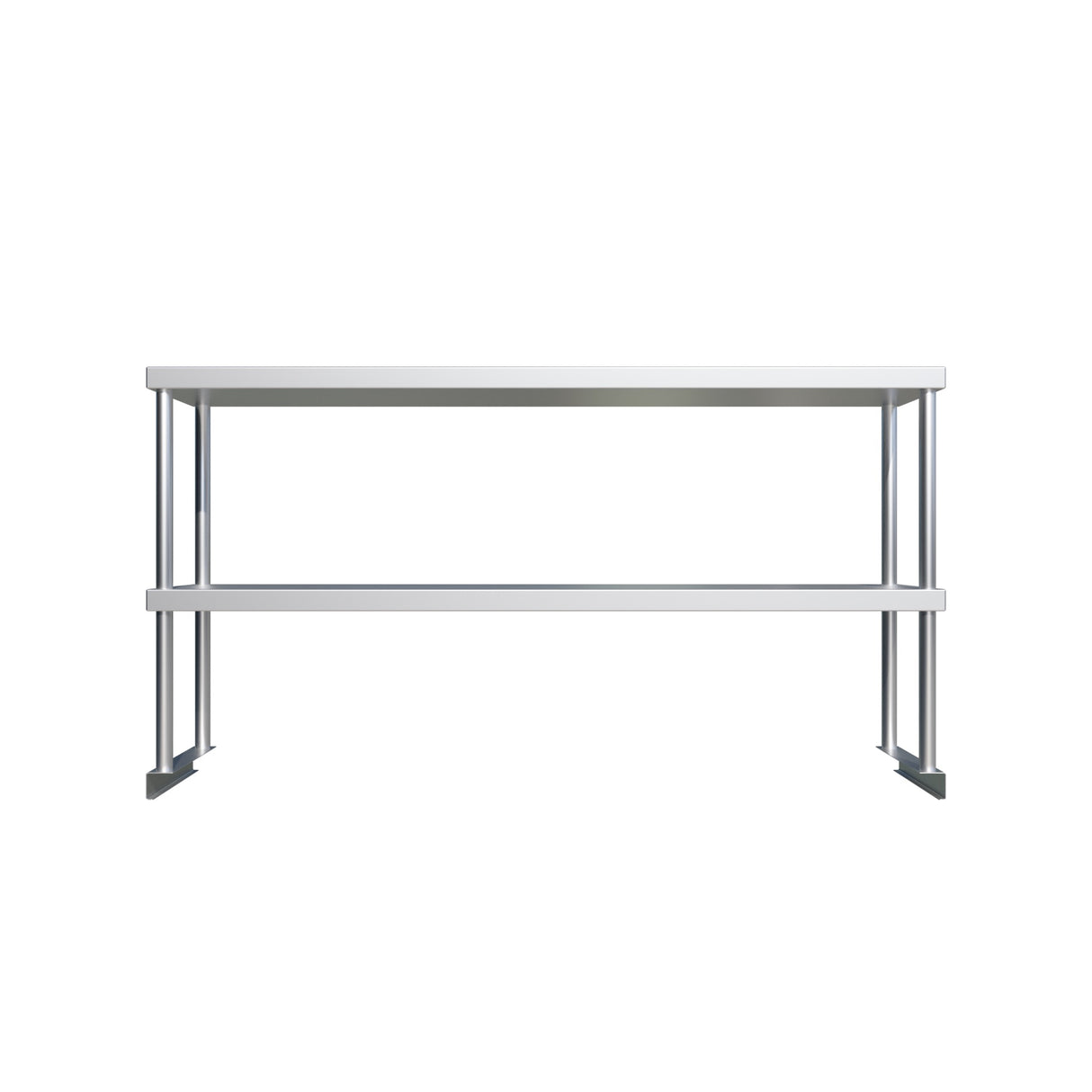 Empire Stainless Steel Double Tier Overshelf 1200mm | Commercial Kitchen Table Gantry | OSD-1248 Stainless Steel Over Shelves Empire