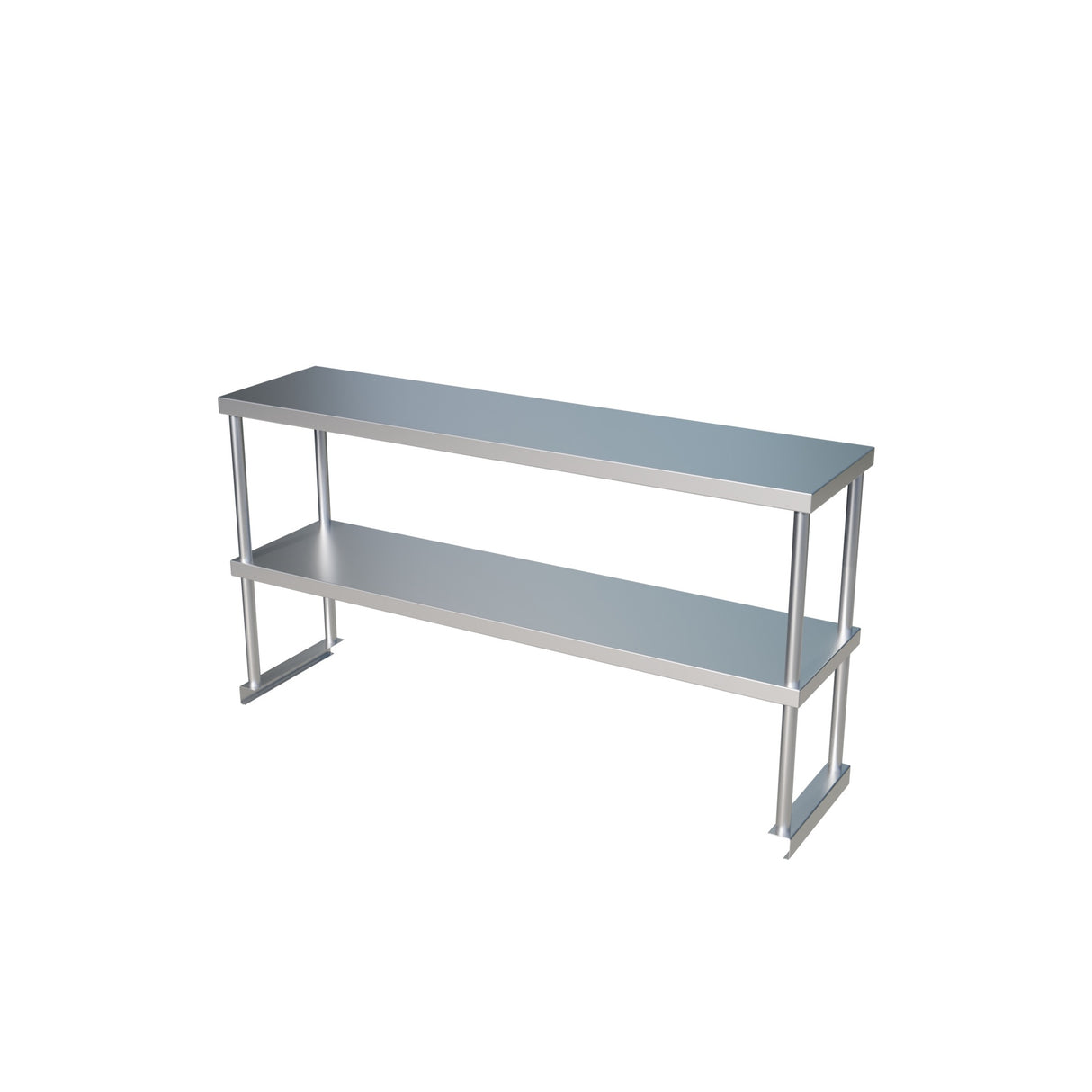 Empire Stainless Steel Double Tier Overshelf 1200mm | Commercial Kitchen Table Gantry | OSD-1248 Stainless Steel Over Shelves Empire