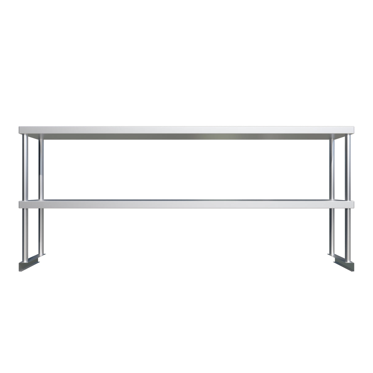 Empire Stainless Steel Double Tier Overshelf 1500mm | Commercial Kitchen Table Gantry | OSD-1500 Stainless Steel Over Shelves Empire