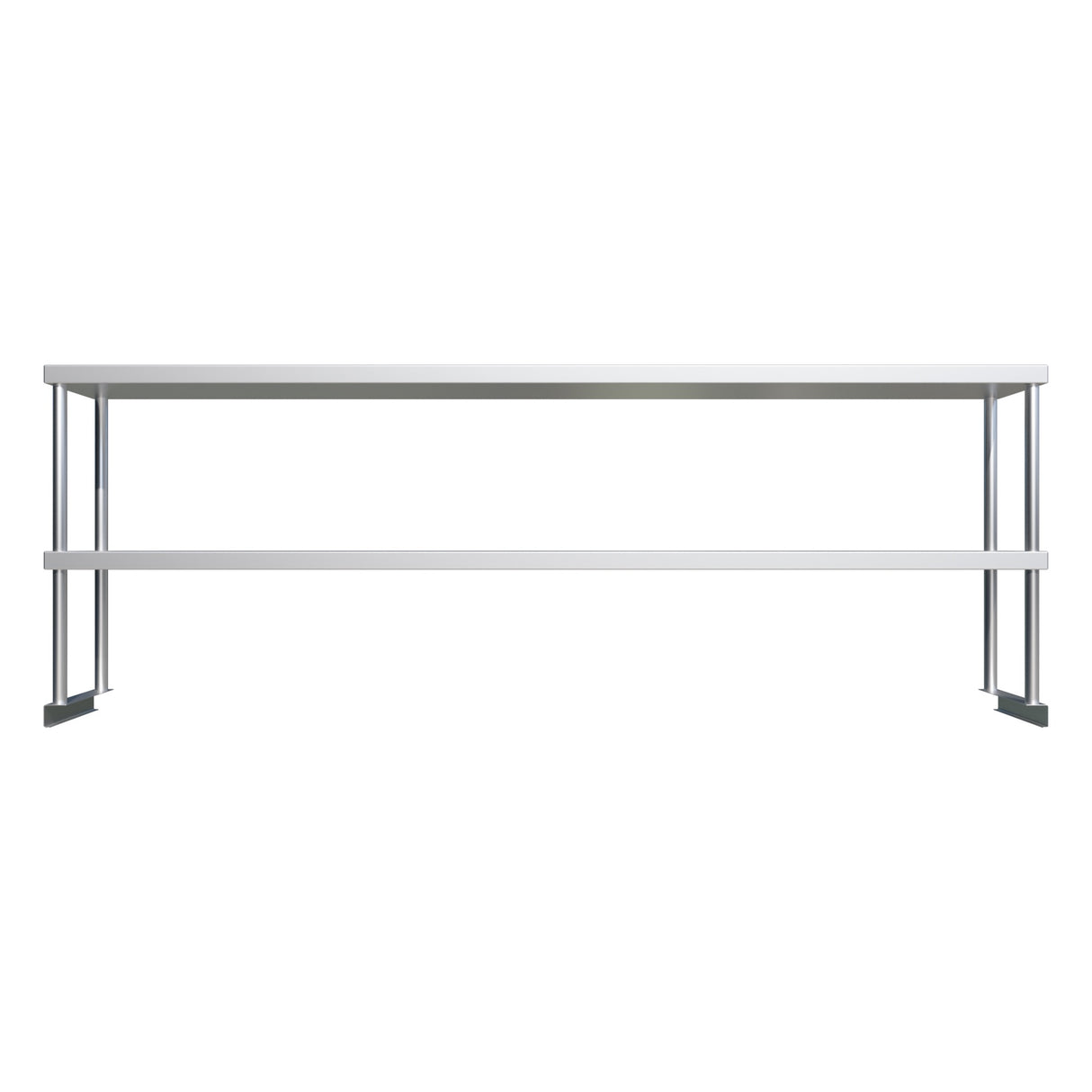 Empire Stainless Steel Double Tier Overshelf 1800mm | Commercial Kitchen Table Gantry | OSD-1272 Stainless Steel Over Shelves Empire