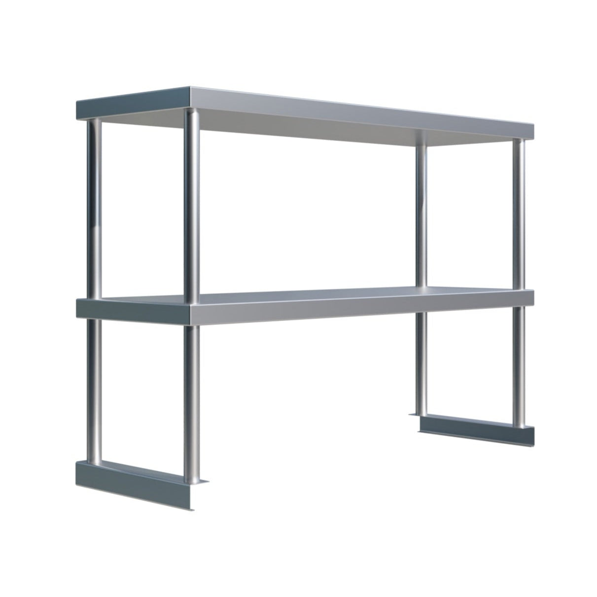Empire Stainless Steel Double Tier Overshelf 900mm | Commercial Kitchen Table Gantry | OSD-900 Stainless Steel Over Shelves Empire