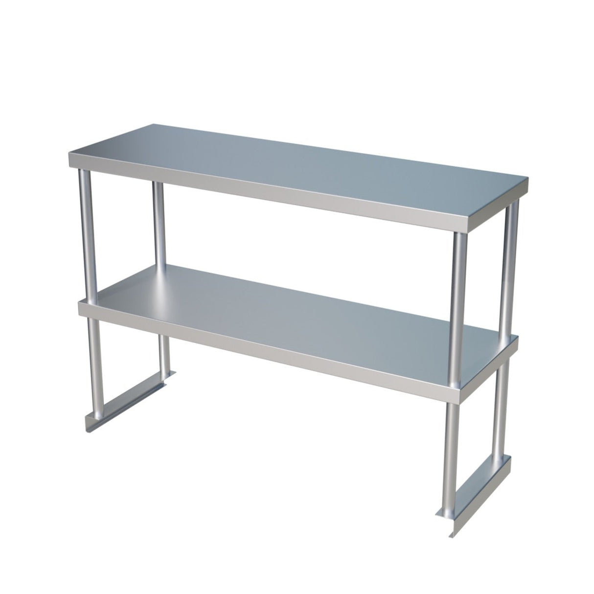 Empire Stainless Steel Double Tier Overshelf 900mm | Commercial Kitchen Table Gantry | OSD-900 Stainless Steel Over Shelves Empire