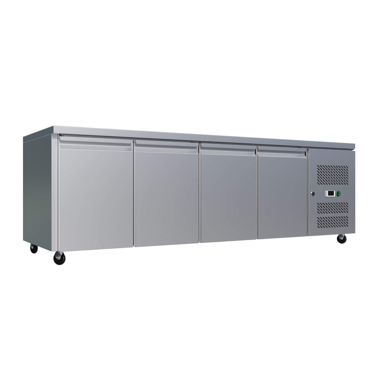 Empire Stainless Steel Four Door Counter Refrigerator - GN4100TN Refrigerated Counters - Four Door Empire   
