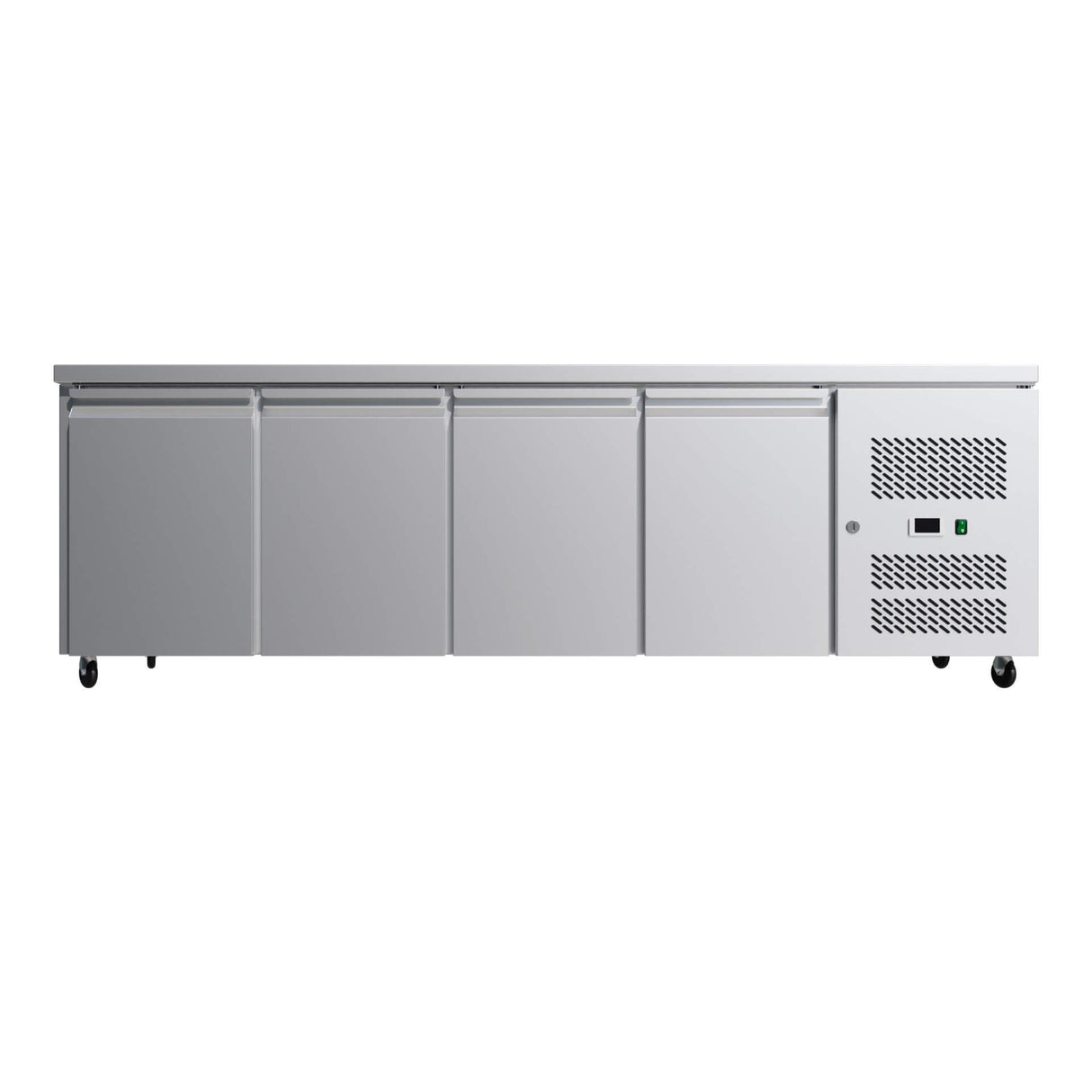 Empire Stainless Steel Four Door Counter Refrigerator - GN4100TN Refrigerated Counters - Four Door Empire