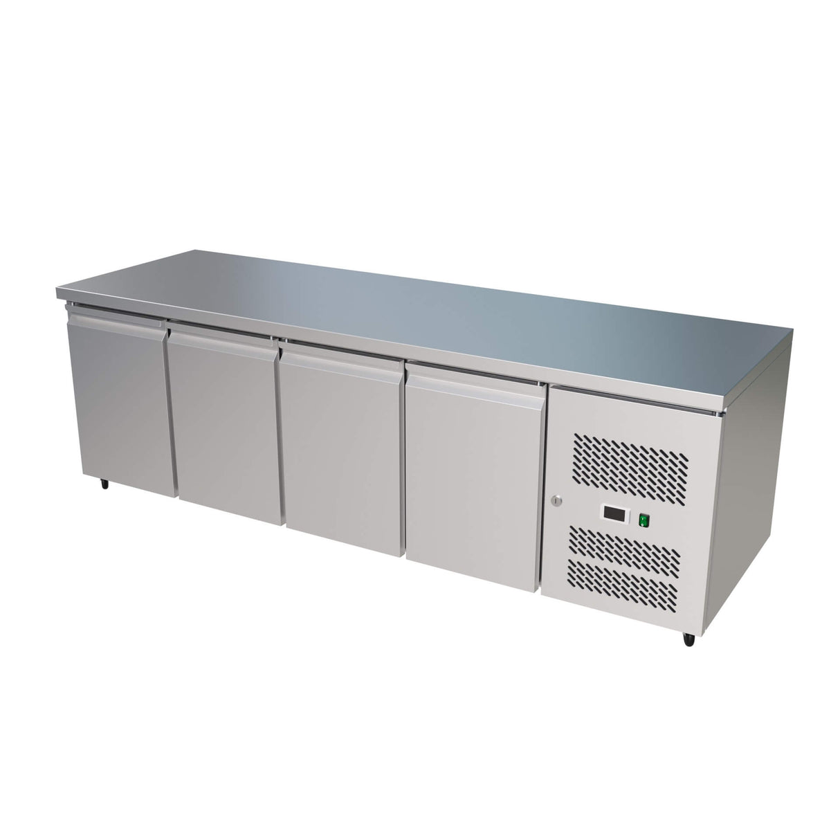 Empire Stainless Steel Four Door Counter Refrigerator - GN4100TN Refrigerated Counters - Four Door Empire