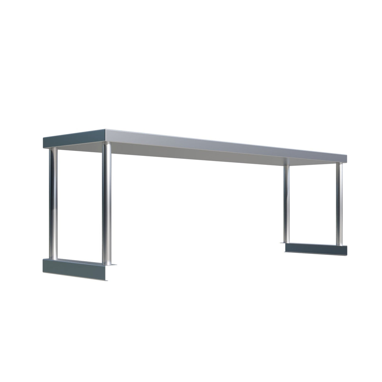 Empire Stainless Steel Single Tier Overshelf 1200mm | Commercial Kitchen Table Gantry | OS-1200 Stainless Steel Over Shelves Empire