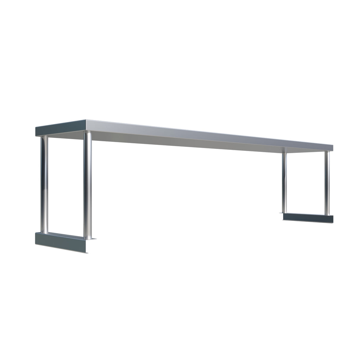 Empire Stainless Steel Single Tier Overshelf 1500mm | Commercial Kitchen Table Gantry | OS-1500 Stainless Steel Over Shelves Empire