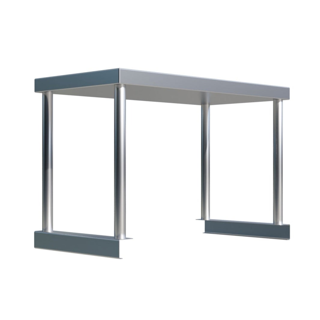 Empire Stainless Steel Single Tier Overshelf 600mm | Commercial Kitchen Table Gantry | OS-60 Stainless Steel Over Shelves Empire