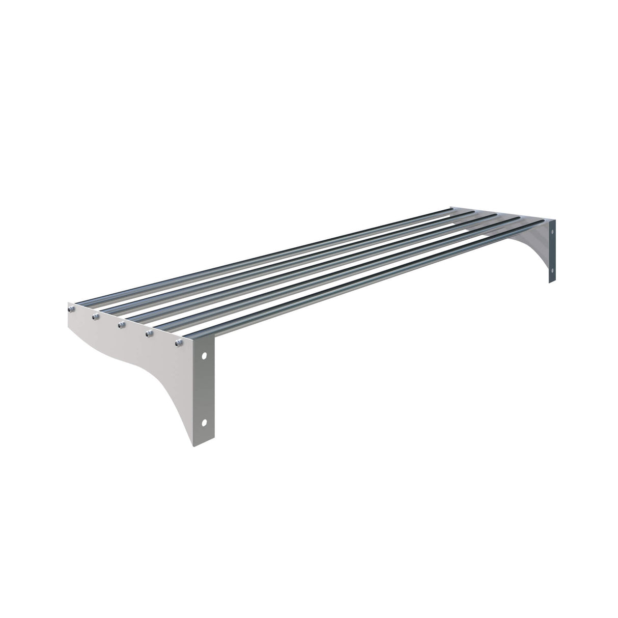 Empire Stainless Steel Tube Wall Shelf 1200mm - TWS-1200 Stainless Steel Wall Shelves Empire