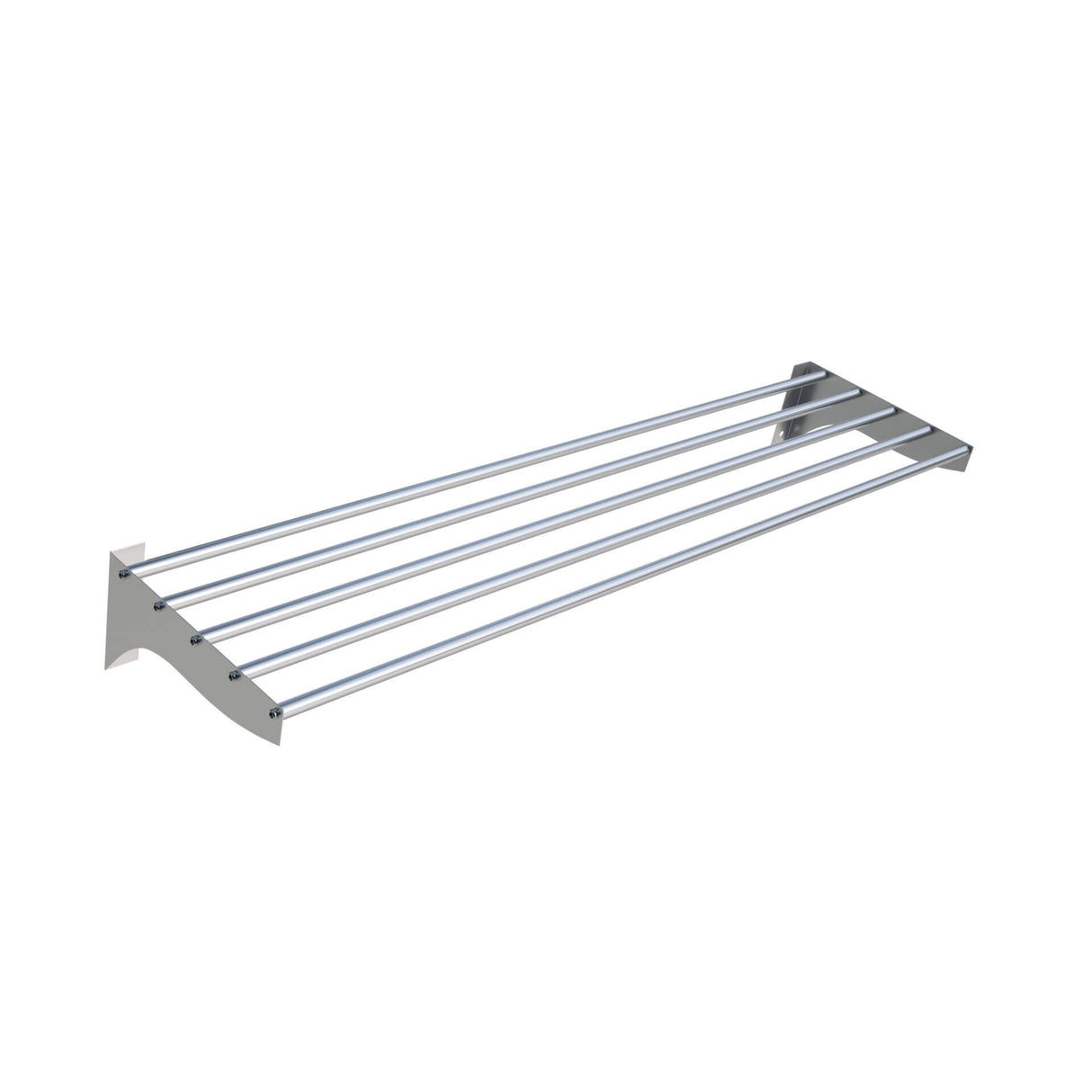 Empire Stainless Steel Tube Wall Shelf 1200mm - TWS-1200 Stainless Steel Wall Shelves Empire