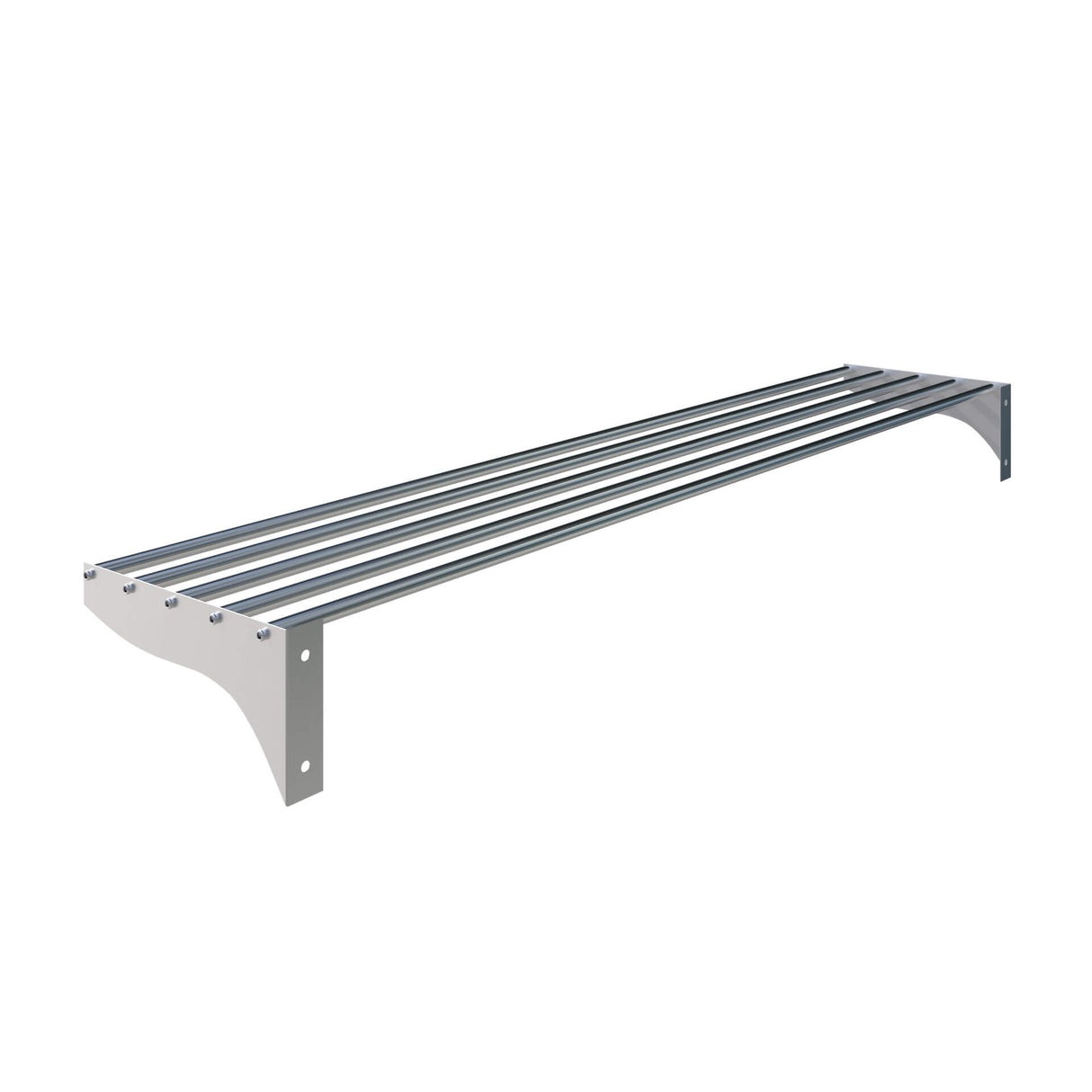 Empire Stainless Steel Tube Wall Shelf 1500mm - TWS-1500 Stainless Steel Wall Shelves Empire