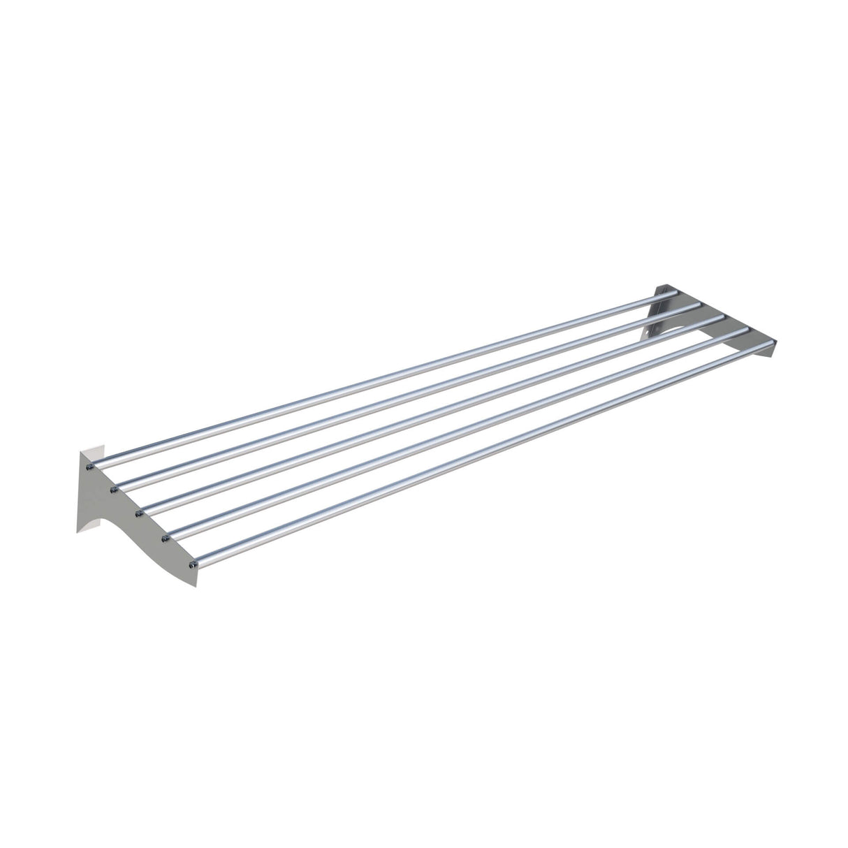 Empire Stainless Steel Tube Wall Shelf 1500mm - TWS-1500 Stainless Steel Wall Shelves Empire