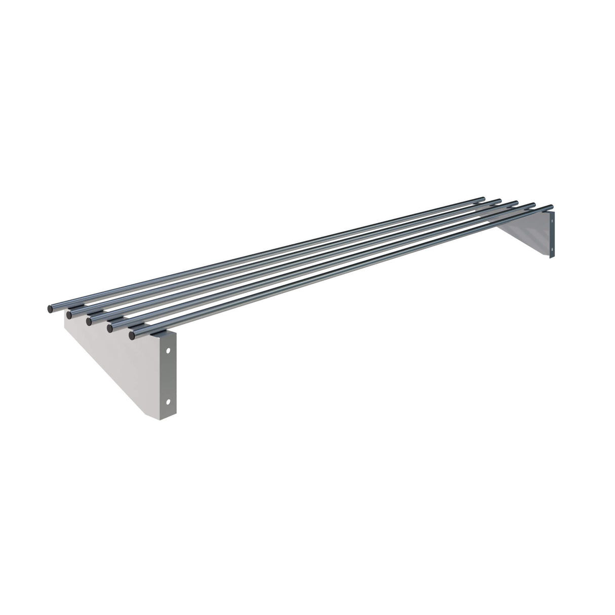 Empire Stainless Steel Tube Wall Shelf 1800mm - TWS-1800 Stainless Steel Wall Shelves Empire