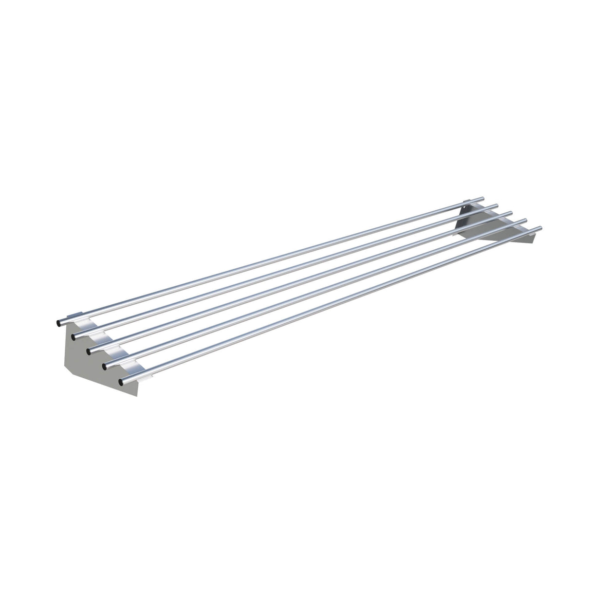 Empire Stainless Steel Tube Wall Shelf 1800mm - TWS-1800 Stainless Steel Wall Shelves Empire