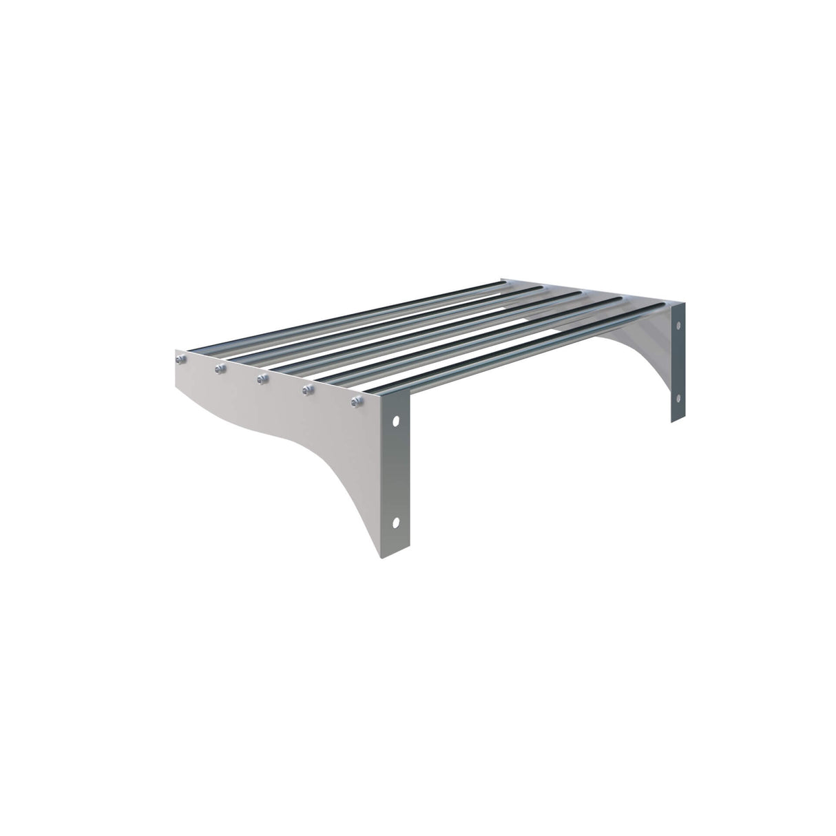Empire Stainless Steel Tube Wall Shelf 600mm - TWS-0600 Stainless Steel Wall Shelves Empire