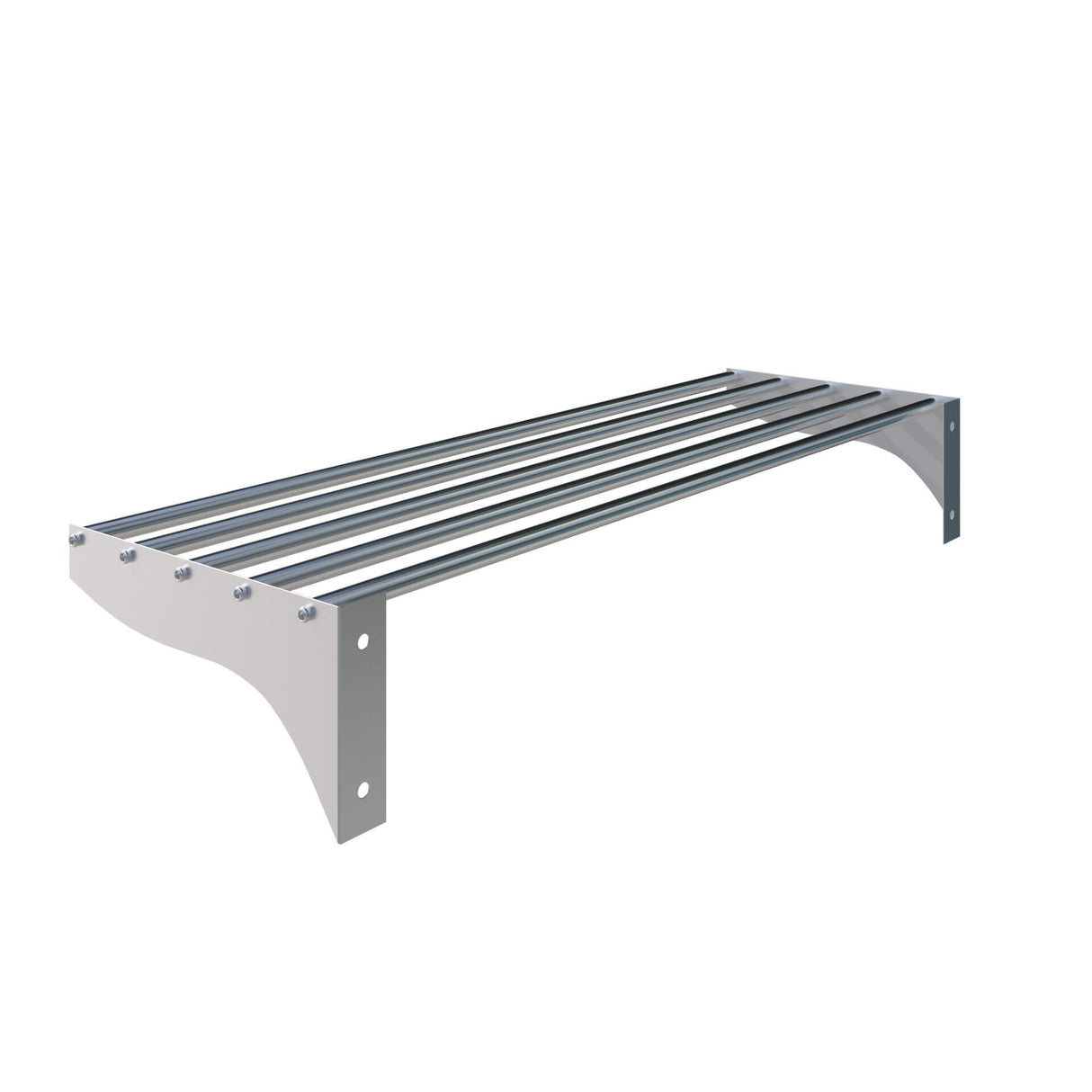 Empire Stainless Steel Tube Wall Shelf 900mm - TWS-0900 Stainless Steel Wall Shelves Empire