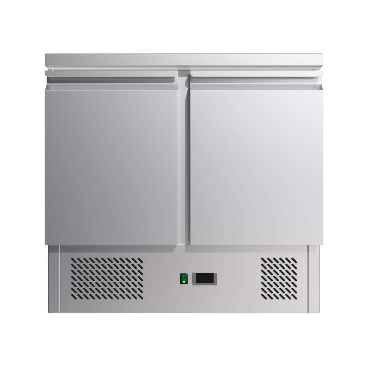 Empire Stainless Steel Pizza Prep Counter – 2 Door Commercial Fridge with Open Top | PS200 Pizza Prep Counters - 2 Door Empire