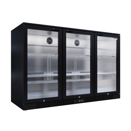 Empire Triple Door 330L Bottle Cooler – Hinged Door Commercial Back Bar Fridge | CL-320H Triple Door Bottle Coolers Empire