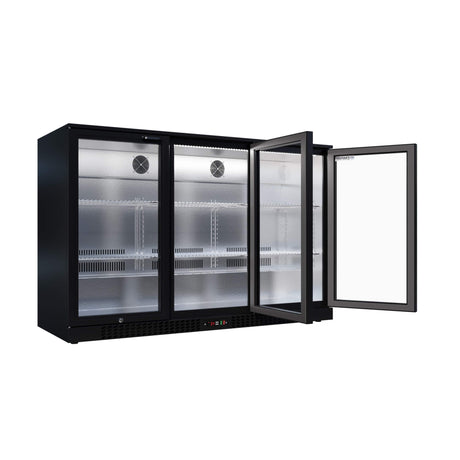 Empire Triple Door 330L Bottle Cooler – Hinged Door Commercial Back Bar Fridge | CL-320H Triple Door Bottle Coolers Empire