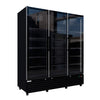 Empire Triple Door Upright Display Fridge Cooler – 1483L Commercial Glass Door Merchandiser | CL-1500W Upright Double Door Bottle Coolers Empire Supplies