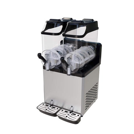 Empire Twin Tank Slush Machine – 2 x 12L Commercial Frozen Drink Maker - Fast Cool & Easy Clean | EMP-SLUSH2V2 Slush Machines Empire