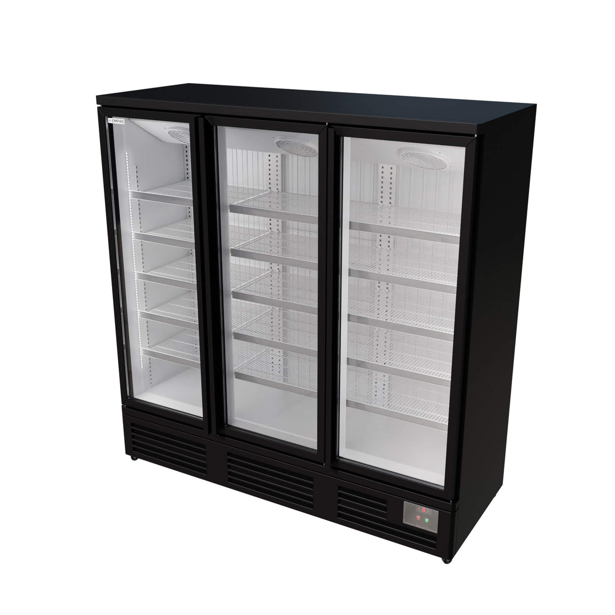 Empire Upright Display Freezer 1220L Triple Glass Door Commercial White Interior | EMP-KDF-P1973TG-W Refrigeration Uprights - Triple Door Empire Supplies