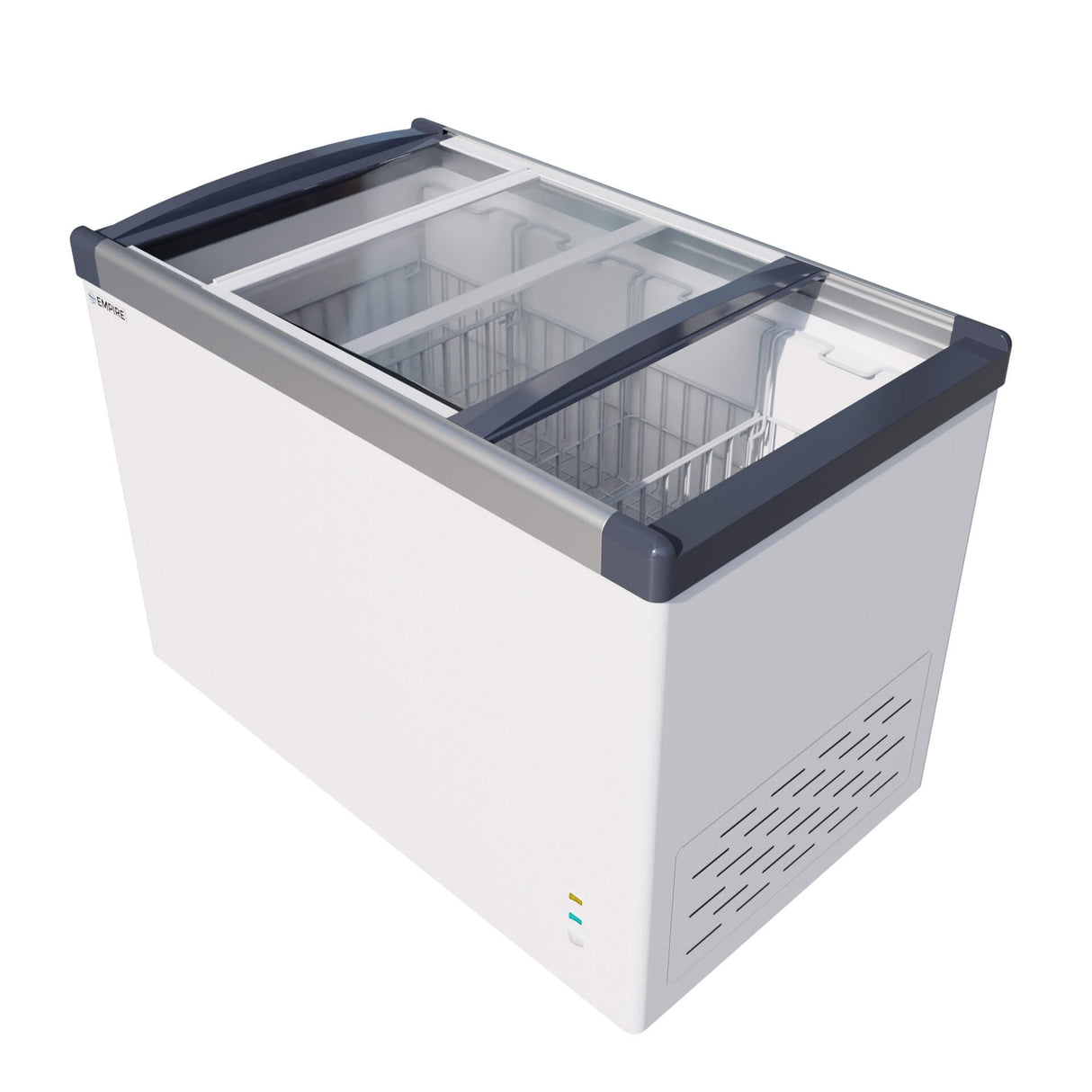 Empire Sliding Glass Lid Display / Ice Cream Chest Freezer 355 Litre Capacity - EMP-CF420P-GT Display Chest Freezers Empire