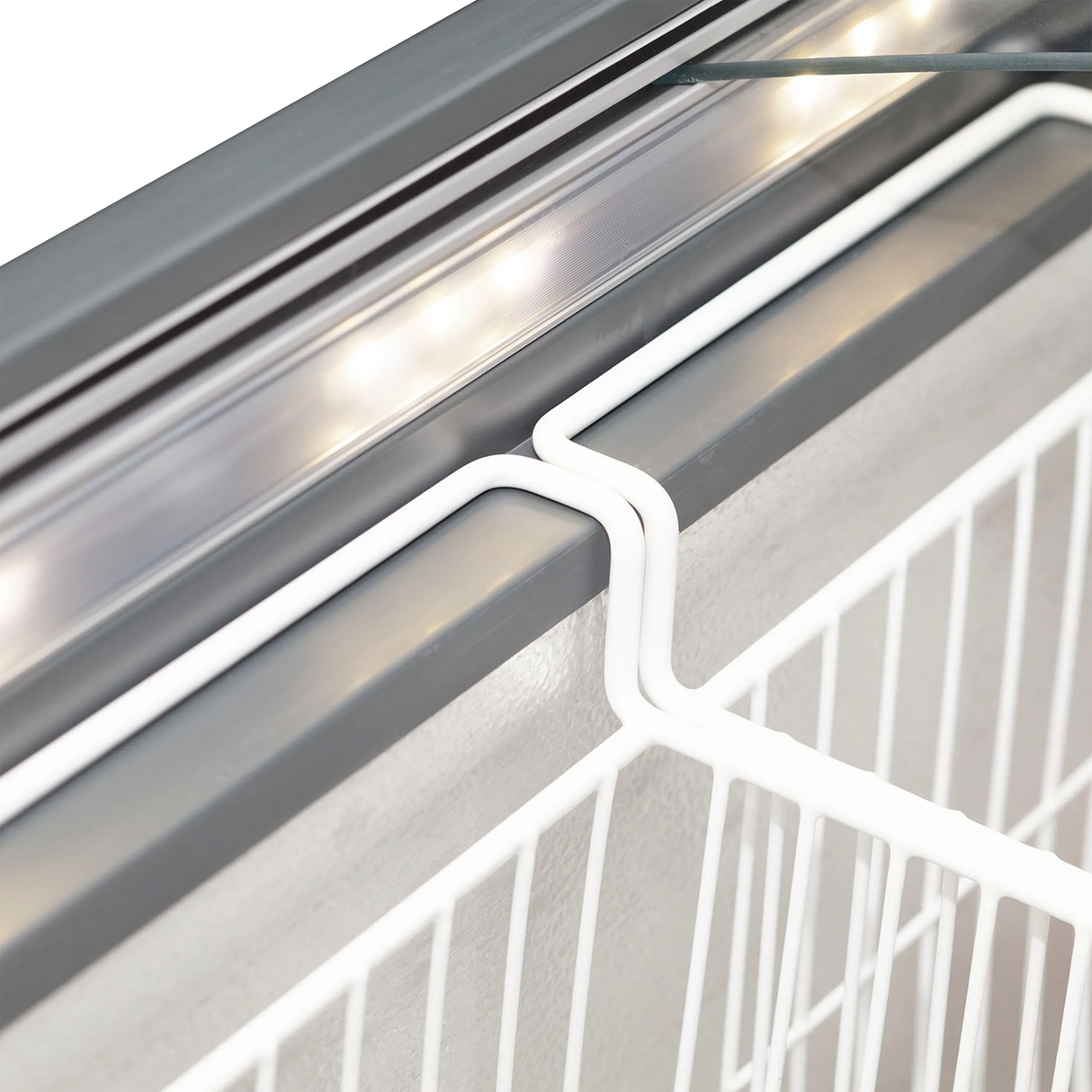 Elcold Sliding Curved Glass Lid Chest Freezer - FOCUS 151 (ECO DESIGN) Display Chest Freezers Elcold