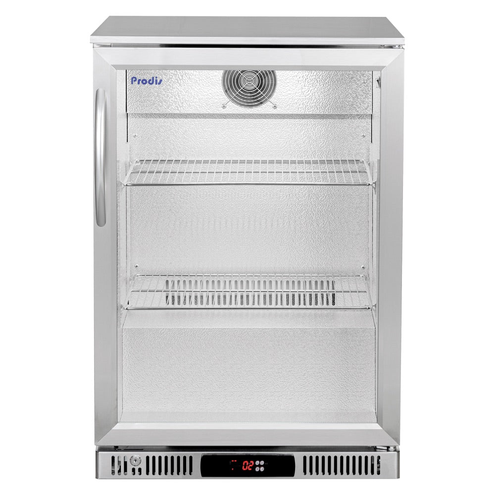 Prodis Stainless Steel Single Door Bottle Cooler | NT1ST-LE Single Door Bottle Coolers Prodis
