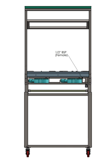 Rotoquip Commercial 4 Burner Indian Range Cooker - RCR-2×2 Indian Range Cookers Rotoquip