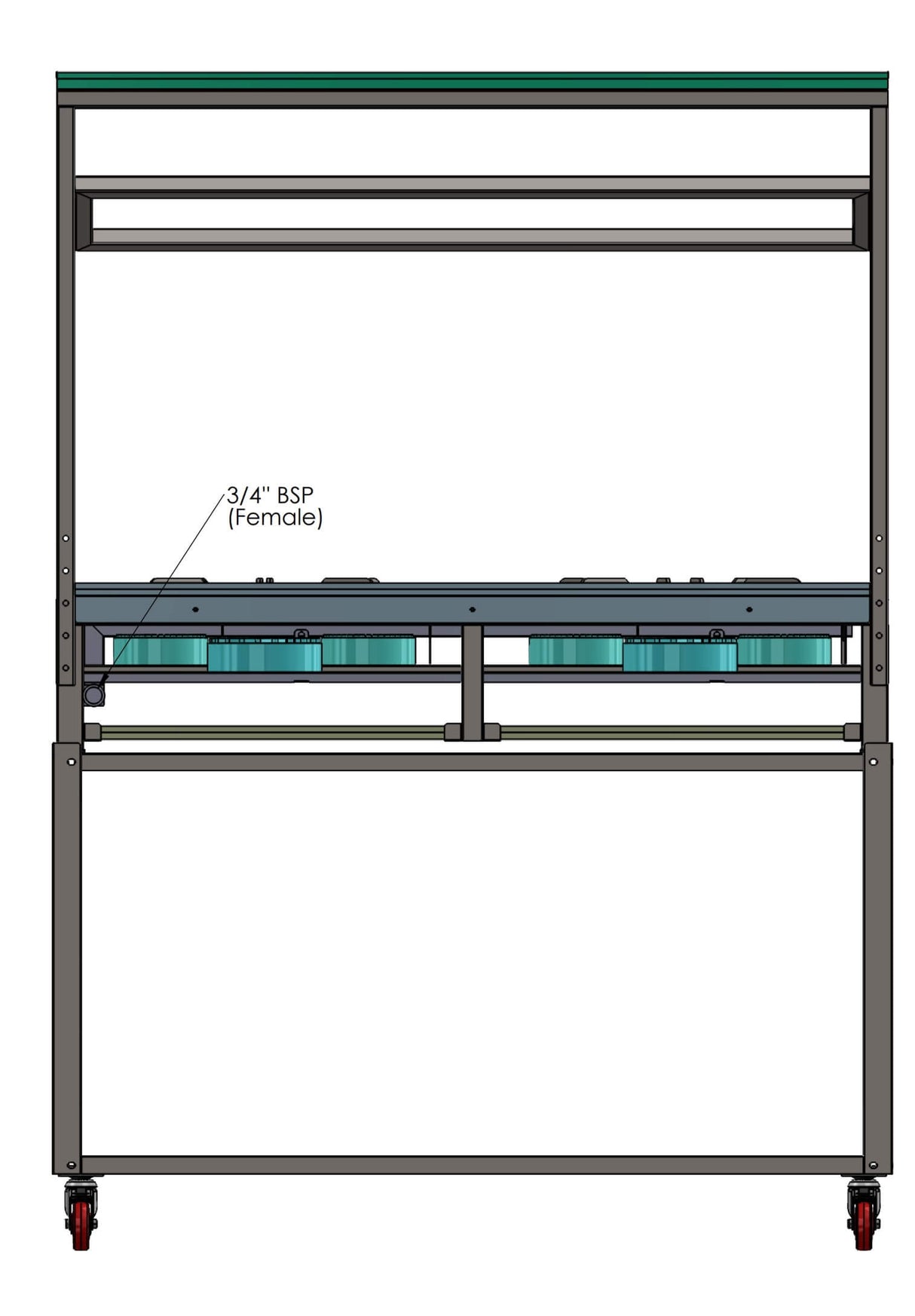 Rotoquip Commercial 6 Burner Indian Range Cooker - RCR-4×2 Indian Range Cookers Rotoquip