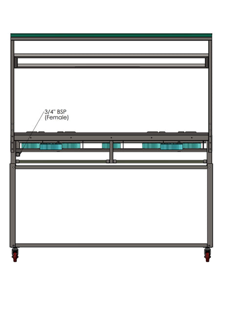 Rotoquip Commercial 7 Burner Indian Range Cooker - RCR-5x2 Indian Range Cookers Rotoquip