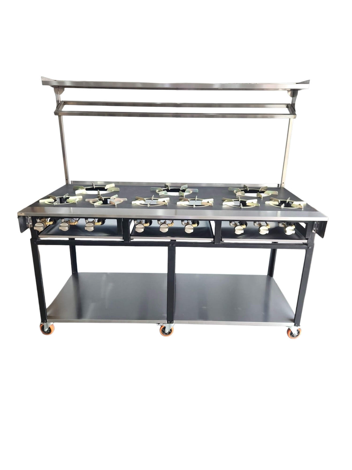 Rotoquip Commercial 9 Burner Indian Range Cooker - RCR-6x3 Indian Range Cookers Rotoquip