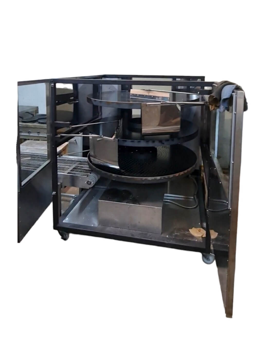 Rotoquip Commercial Automatic Chapati Machine 3 Tier Gas Disc Oven 700 pcs/Hr - RACM-1 Indian Chapati Machines Rotoquip