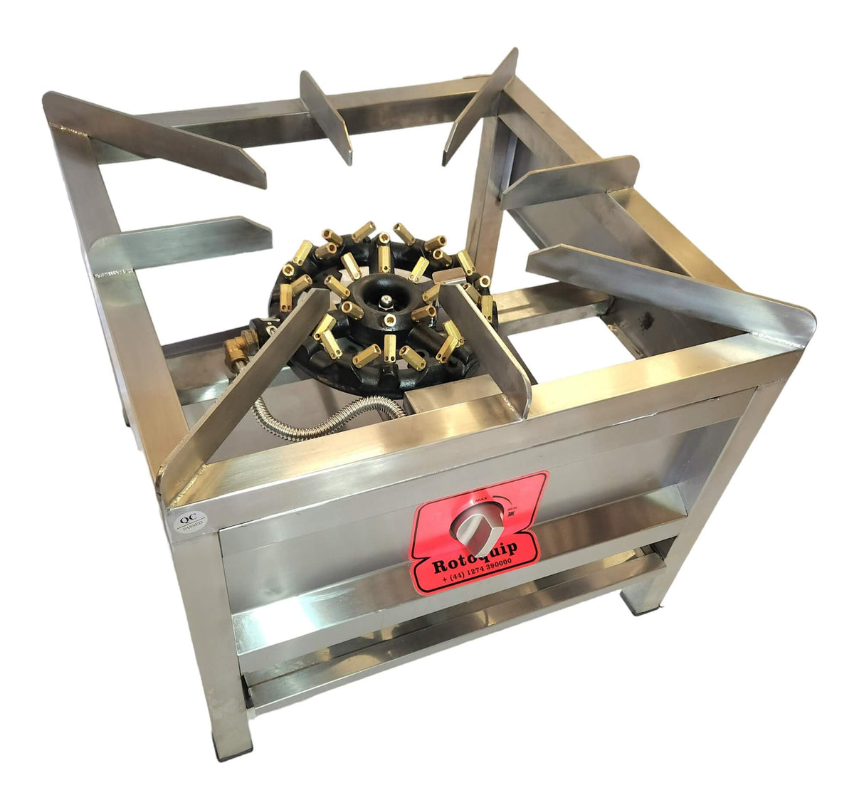 Rotoquip Heavy Duty Indian Stock Pot Gas Stove 32 Jet Burner - SPC-32 Indian Stock Pot Stoves Rotoquip