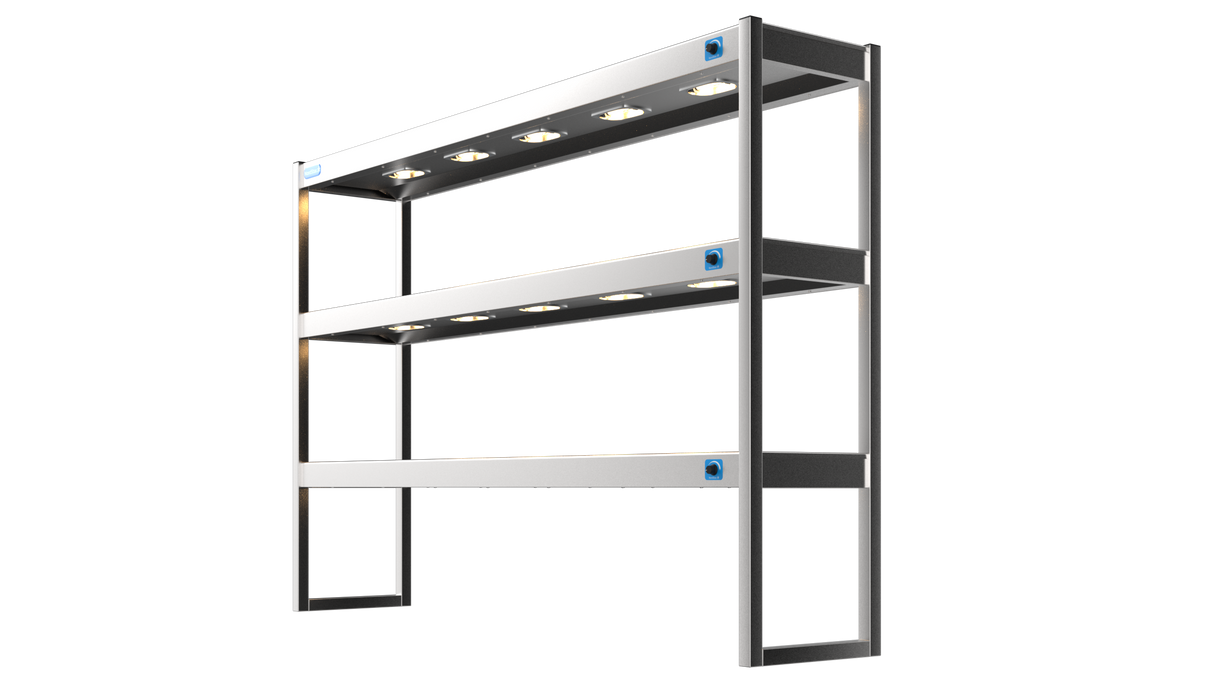 Nordstar Heated Gantry Triple Tier Chefs Rack Overshelf 1800mm 9 Quartz Lamp | TTG1800 Heated Gantry Chef's Rack Nordstar