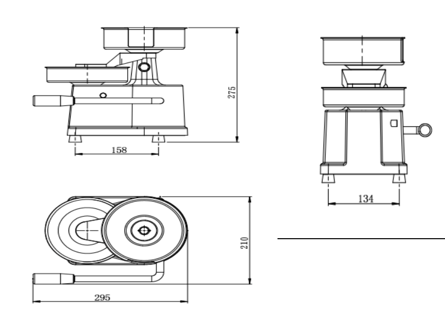 Empire Commercial Hamburger Press Patty Maker 150mm / 6 Inch Diameter - EMP-BP150 Hamburger Press Empire